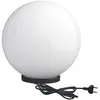 DOPO Luminaire de sol et de table glou Large IP44 E27 30W Noir
