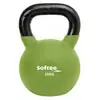 Kettlebell néoprène Softee - gris - 28 kg