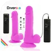 Diversa Diversia - Vibrator - Realistische Dildo - Met Afstandsbediening - 20.5cm - Paars