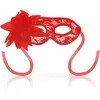 Masque OHMAMA Dentelle et Fleur Rouge