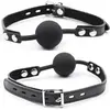 OHMAMA FETISH | Ohmama Fetish Silicone Ball Gag With Leather Belt