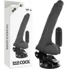 BASECOCK | Basecock Realistic Vibrator Remote Control Black 20cm | Sex...