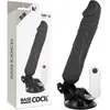 BASECOCK | Basecock Realistic Vibrator Remote Control Black 20 Cm