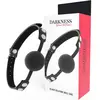DARKNESS BONDAGE | Darkness Ball Silicone Gag Black
