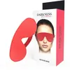Darkness - masker - Rood- Kunstleer