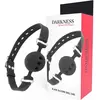 DARKNESS BONDAGE | Darkness Ball Silicone Gag Black