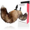 DARKNESS ANAL | Darkness Natural Tail Butt Plug Silicone Black 10cm