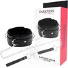 Darkness Bondage - Halsband - Met Leiband - Zacht Vanbinnen - Zwart