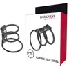 DARKNESS BONDAGE | Darkness Flexible Cock Rings Set Of 3