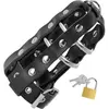 Darkness Bondage - Peniskooi - Veganistisch Leer - Slot - Verschillend...