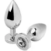 Metal Hard Metalhard Anal Plug Diamond Small 5,71 cm 150 g