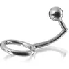 Metal Hard Intruder - Cockring en Buttplug - Metaal - Cockring diam. 4...