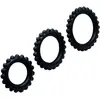 Baile Titan Set de 3 pièces Cock Ring Black 2,8 + 2,4 + 1,9 cm 20 g