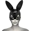 COQUETTE VEGAN LEATHER MASK WITH BUNNY EARS | BDSM | Fetish | Bondage ...