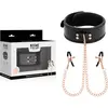 BEGME BLACK EDITION | Begme Black Edition Collar With Nipple Clamps