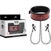 BEGME RED EDITION Collier avec CADENAS Y PINZAS PEZONES avec FORRO DE ...