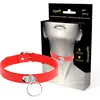Collier Coquette avec Anneau Rouge