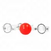 Kink - Red Transparant Pvc Ball 4 Cm Gag Adjustable