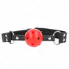 Kink - Breathable Ball 4 Cm Gag With Double Rivet Leather 62.5 X 2.5 C...