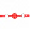Kink - Breathable Ball 4 Cm Gag With Double Rivet Model 1 Red 62.5 X 2...