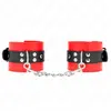 Kink - Wrist Restraints Red With Black Belt Adjustable 17-28 Cm X 6 Cm