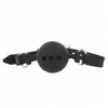 Kink - Full Silicone Gag 55 X 2 Cm With 4.5 Cm Ball Size M Black Adjus...
