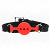 Kink - Full Silicone Gag 55 X 2 Cm With 4 Cm Ball Size S Red Adjustabl...