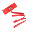 KINK - KETTING MET RIEM 116 CM MET ZILVEREN STUDS MODEL 4 ROOD VERSTEL...