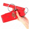 KINK - RODE DIAMANTEN HALSKETTING MET RIEM 65 CM AJDUSTABLE 35-51 CM X...