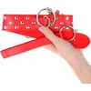 KINK - RING KLINKNAGEL RIEM KETTING MET RIEM 65 CM ROOD VERSTELBAAR 36...