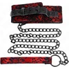 KINK - KANTEN KETTING MET RIEM MET ECHT LEREN RIEM 105 CM / 44 X 5.5 C...