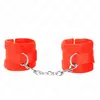 Kink - Beginner Fur Hand Cuffs Red 30 X 7 Cm