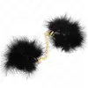 Kink - Feather Hand Cuffs With Gold Chain Model 0