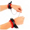Kink - Lace Elastic Wrist Restraints Red Heart Details Adjustable 22-3...