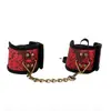 KINK - SCHANDAAL POLSBOEIEN ROOD-ZWARTE KANTEN DETAILS 24,5 CM X 6,5 C...