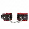 Kink - Fur Lined Wrist Restraints Red / Black Adjustable 17-29 Cm X 6 ...
