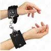 Kink - Lockable Dungeon Wrist Restraints Black Adjustable 21-28 Cm X 5...