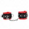 Kink - Heavy Wrist Restraints With Red Fur Lined Adjustable 20-30 Cm X...