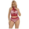 SUBBLIME - 952402 BODYSTOCKING VISNET SET MET ROZE DIAMANTEN ONE SIZE ...