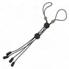 Black Detail Nipple Klemmen met Zwarte Elastiek