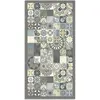 Tapis Vinyle Panorama Carreaux Ciments Cuisine Bleu 60x250 cm - Tapis ...