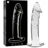 NEBULA SERIES BY IBIZA  - MODEL 19 DILDO BOROSILICATE GLASS 18.5 X 4 C...
