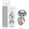 INTENSE ANAL TOYS | Intense - Metal Aluminum Anal Plug Heart White Siz...