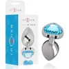 INTENSE ANAL TOYS | Intense - Metal Aluminum Anal Plug Heart Blue Size...