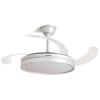 Ventilateur de Plafond avec Lumière LED et 4 Pales Rétractables Siltee...