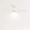 CREATE - Plafondventilator 40W silent Ø132 cm - Met Verlichting drie t...