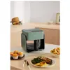 CREATE Friteuse sans huile - Air Fryer Mist - 4,2 L - Vaporisateur d'eau - Écran tactile - Vert sauge