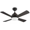 Efectoled - Ventilateur de Plafond leds C4 Forlight Bornéo E27 Bois de...