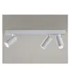 Leds C4 Simply 3 Corps Spotlight 4 Light Bar Métallique Noir Gu10 7w