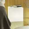 NEWGARDEN CUBY 40 cm Cube lumineuse décorative très résistante. Câble avec lumière LED blanc froid. Fabriqué en Espagne